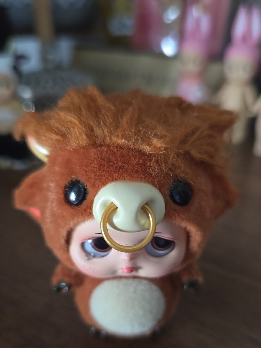 Sad Baby Star Box Highland Cow Figurine Authentic - Picture 4 of 9